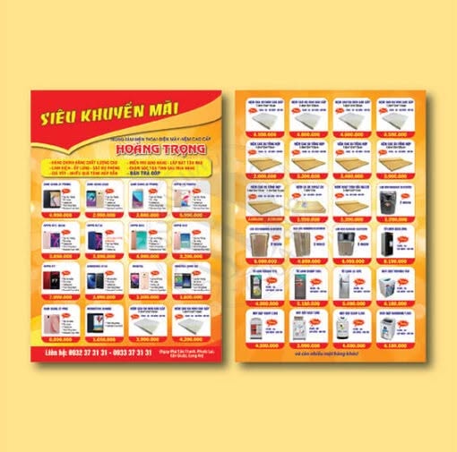 In tờ rơi Quy Nhơn